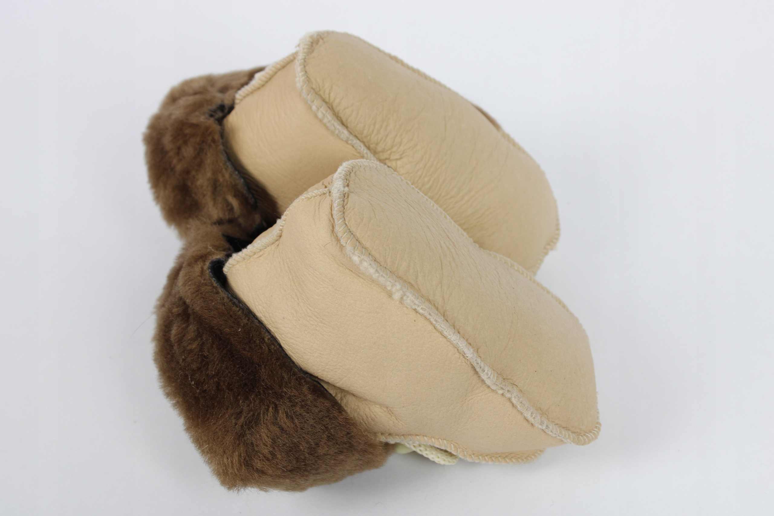 Butki niechodki + rękawiczki SKÓRA NATURALNA Marka Inna marka