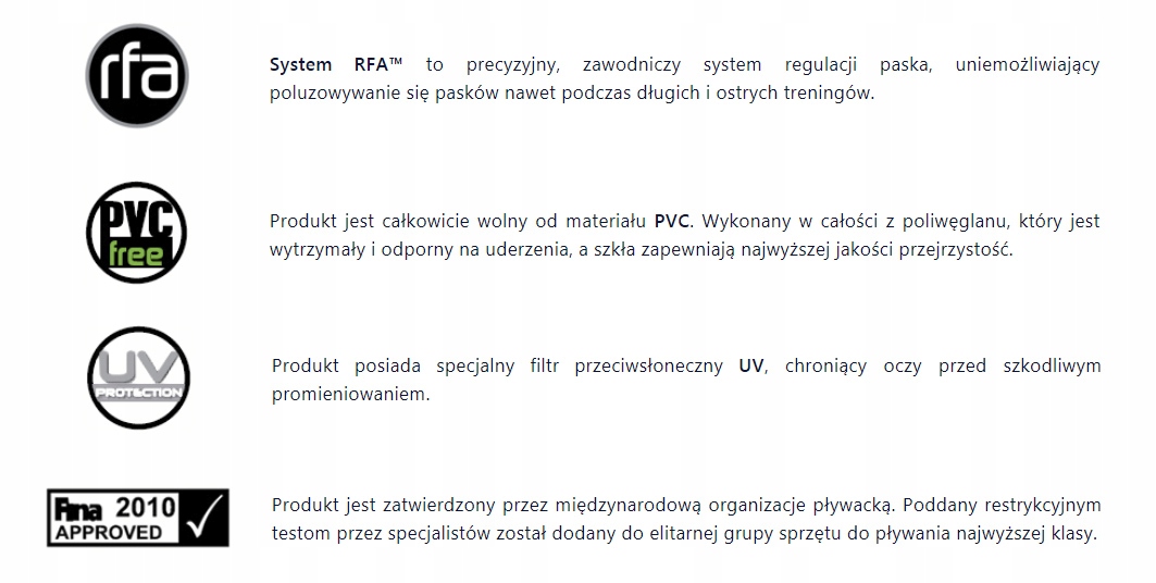 ARENA OKULARKI PŁYWACKIE OKULARY TRACKS WHITE/BLUE Marka Arena