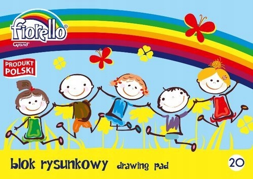 BLOK RYSUNKOWY A4 20 KARTEK BIAŁY