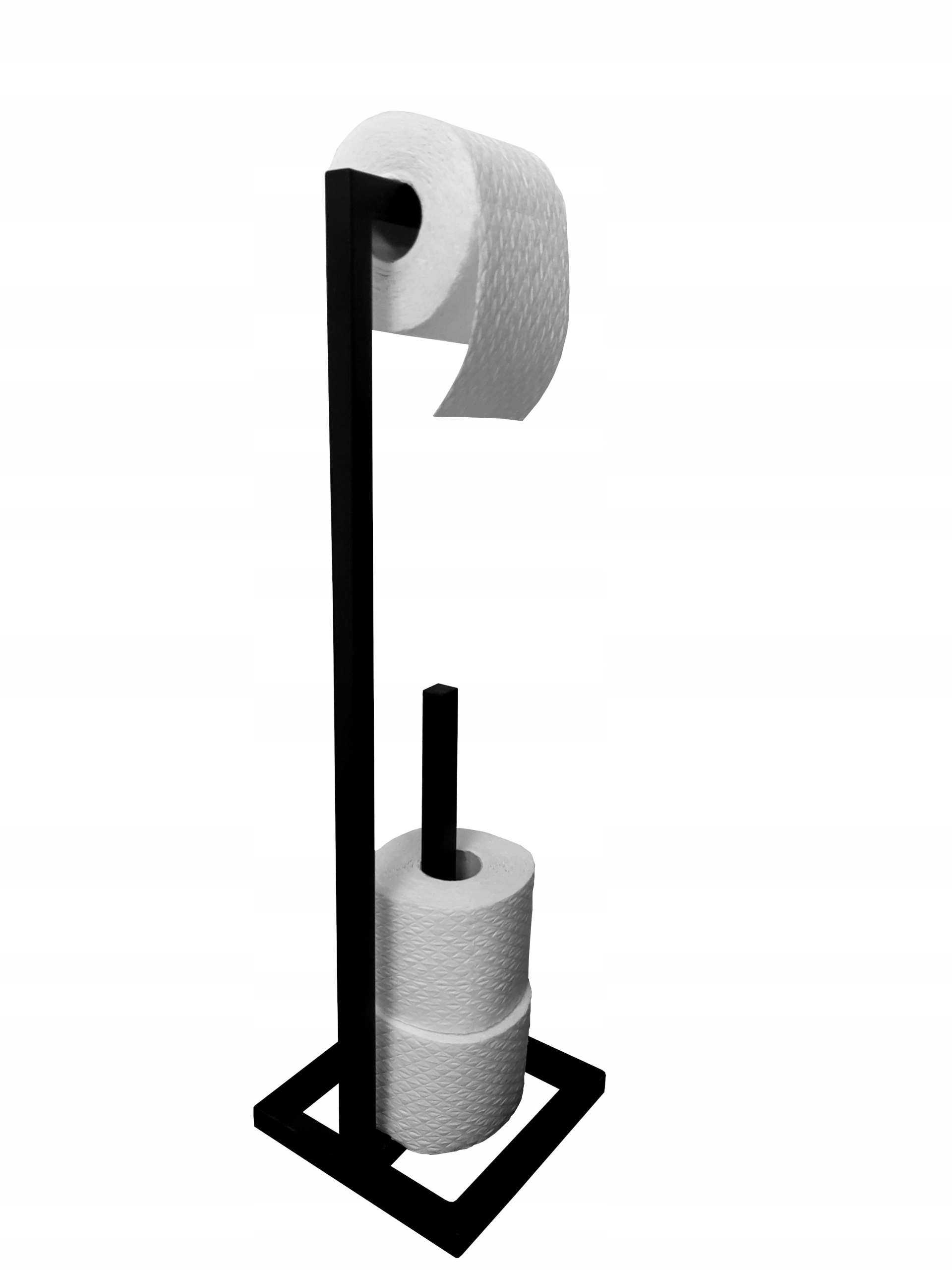 Stojak na papier toaletowy ręcznik loft + zapas Wysokość produktu 70 cm
