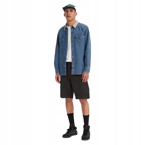 Levis Bavlněné Kraťasy Kapsáče Černé S Kapsy 31 J2D