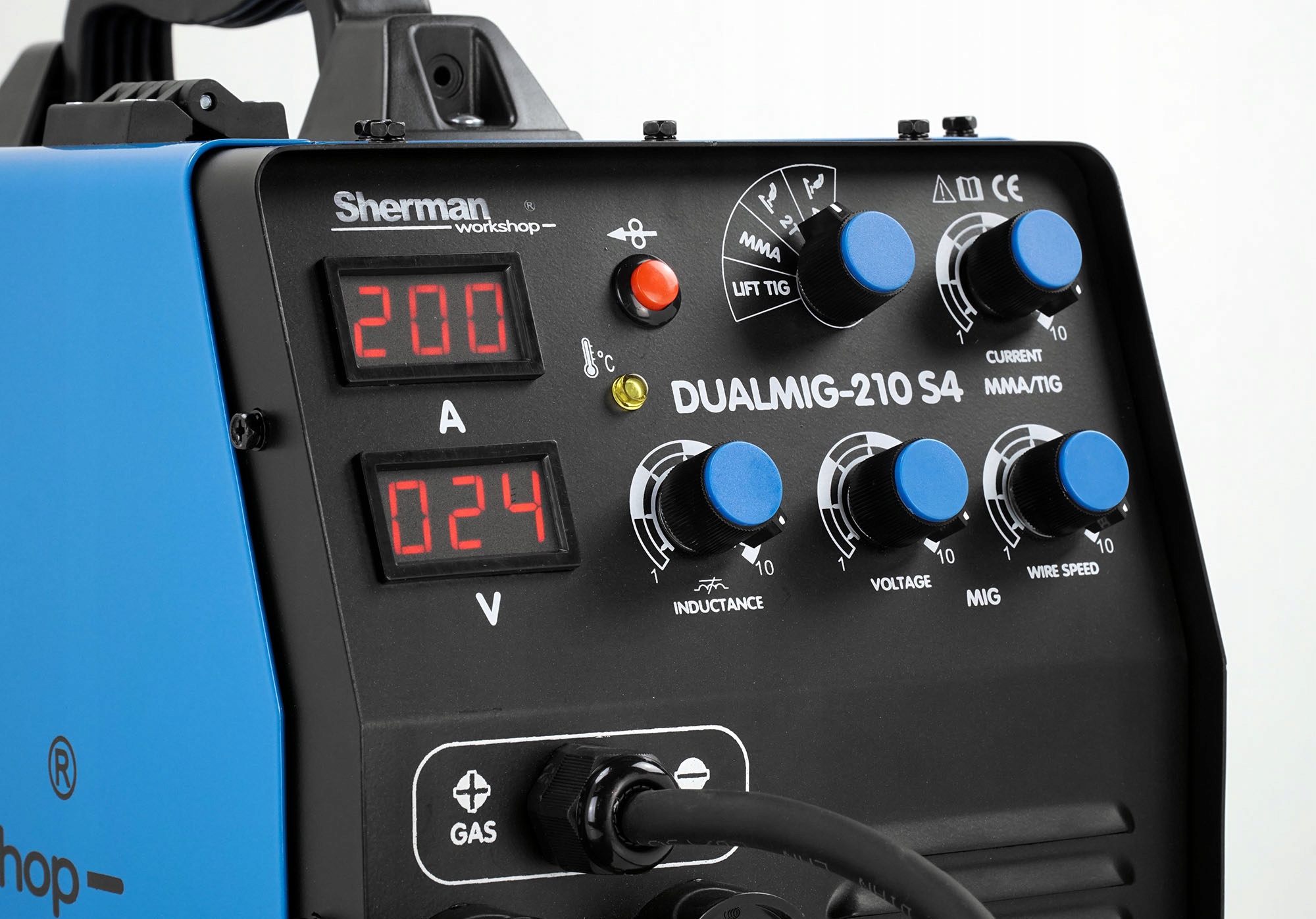 Spawarka inwertorowa MIG 210 3w1 MIGOMAT 200A MMA Kod producenta MIGOMAT DUALMIG 210 S4 XRS1