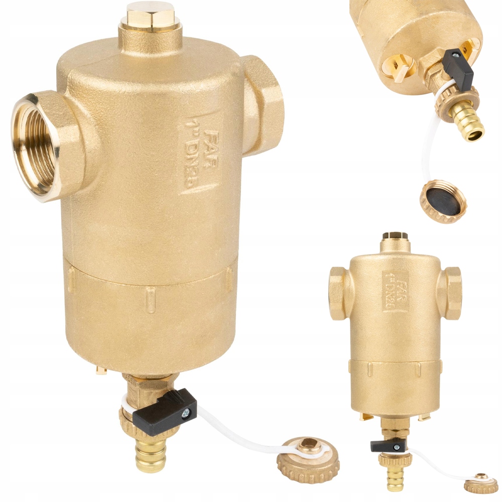 Separátor Nečistôt Afriso Far 212 1 Cal s magnetom vypúšťacieho ventilu