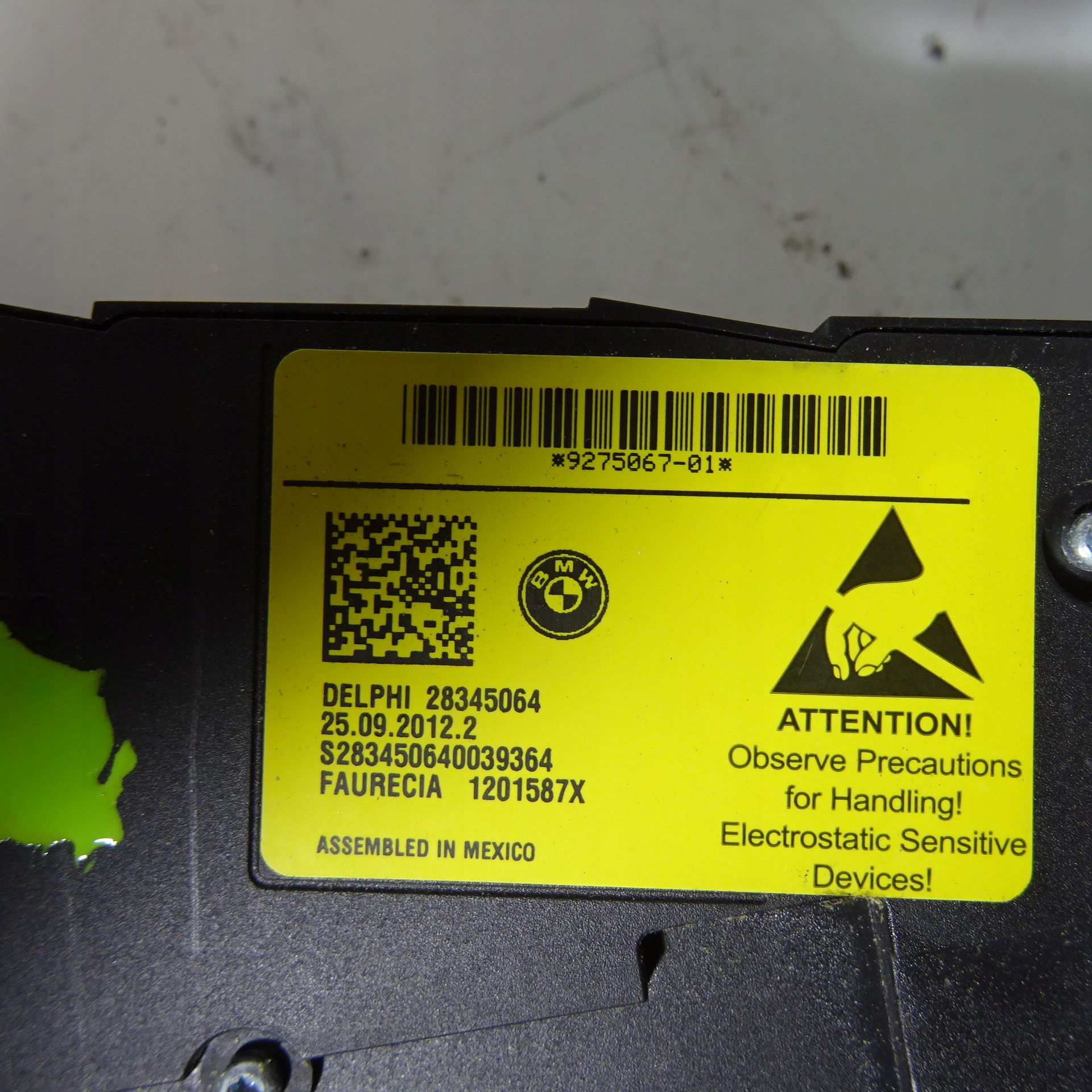 BMW X5 E70 LIFT Controllo FOTELEM 28345064