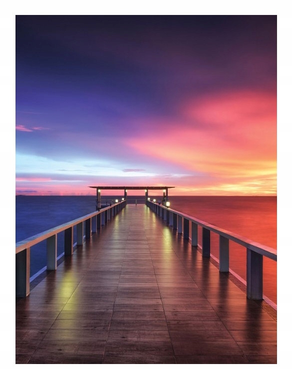 Fototapeta Západ slunce moře odraz harmonie relaxace 206x275 lepidlo