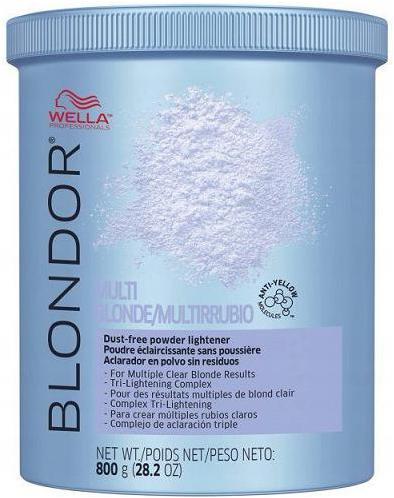 Wella Blondor Multi Blond Powder Zesvětlovač 800 G V Prášku Na Vlasy