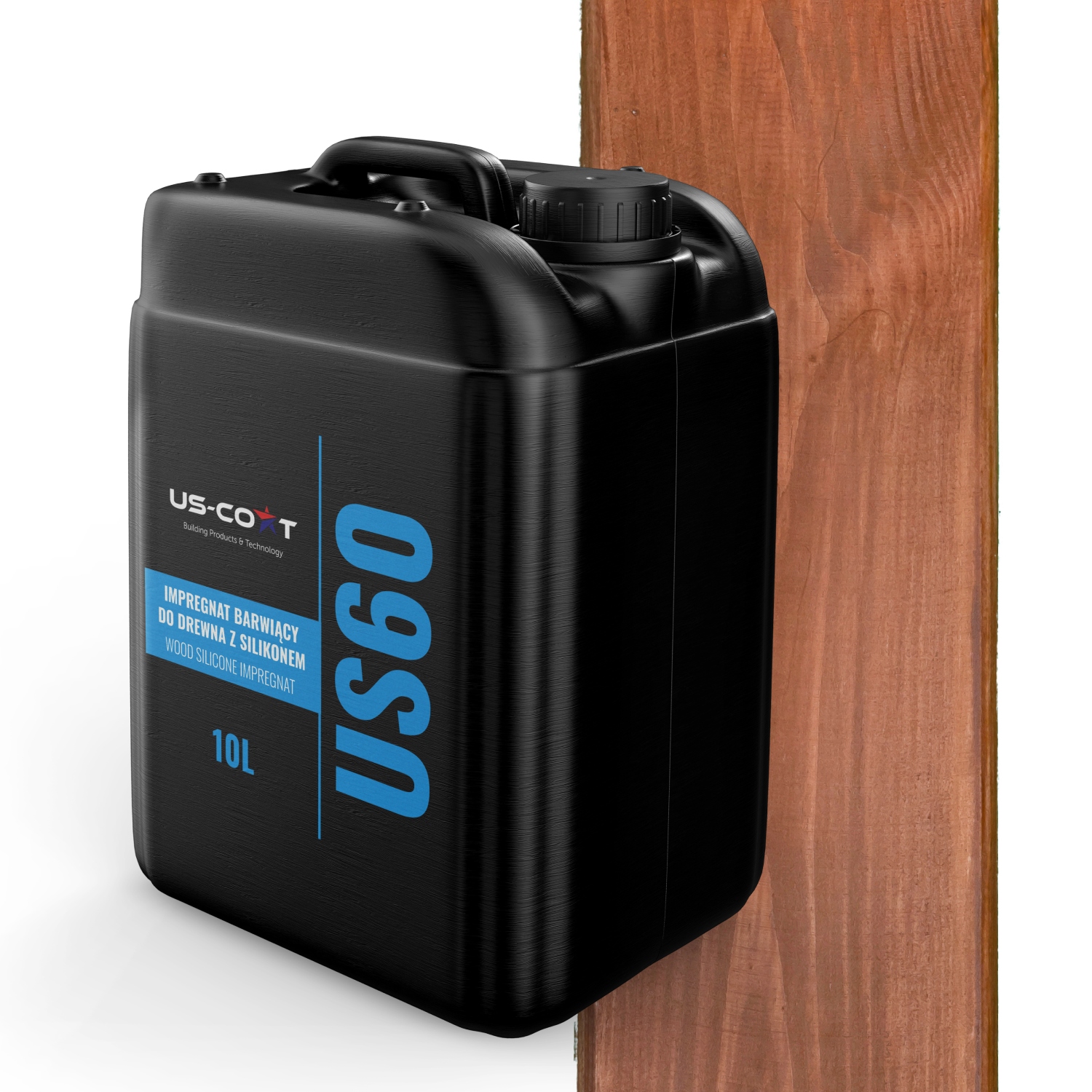 Barvící Impregnát Na Dřevo Se Silikonem 2v1 Altán Desky Barva Ořech 10L