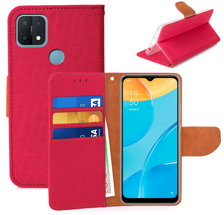 

Etui Portfel Canvas Do Oppo A15
