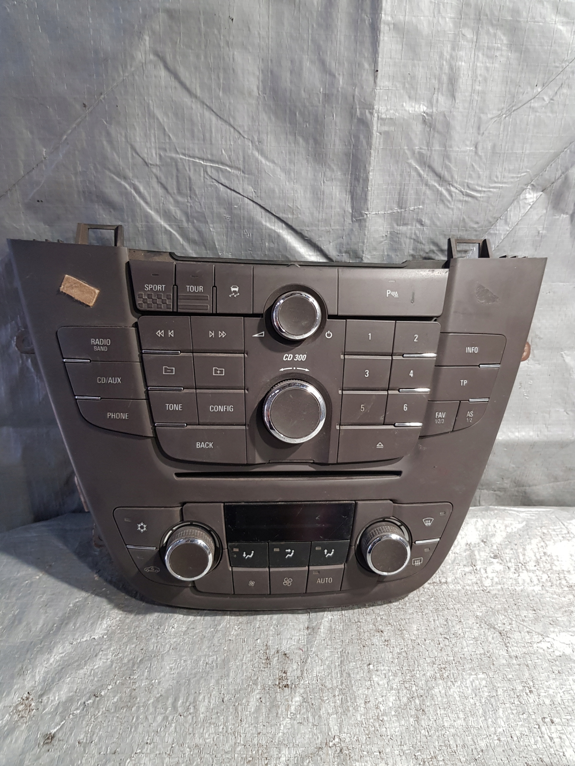 control panel RADIA 13277865 air conditioning devices 13277909 OPEL INSIGNIA A