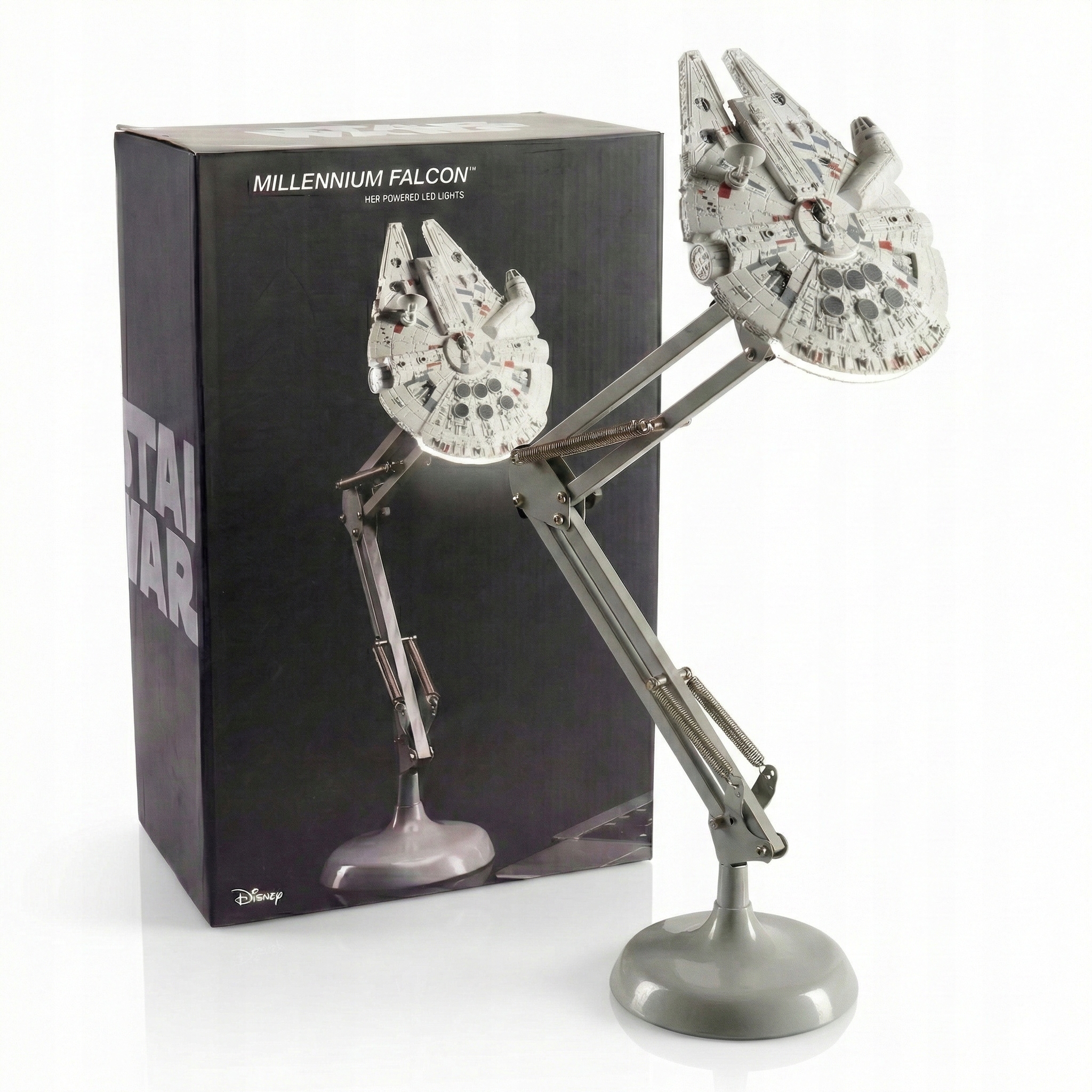 Led stolní lampička Paladone Star Wars Millennium Falcon, polohovatelná, 60 cm, velká