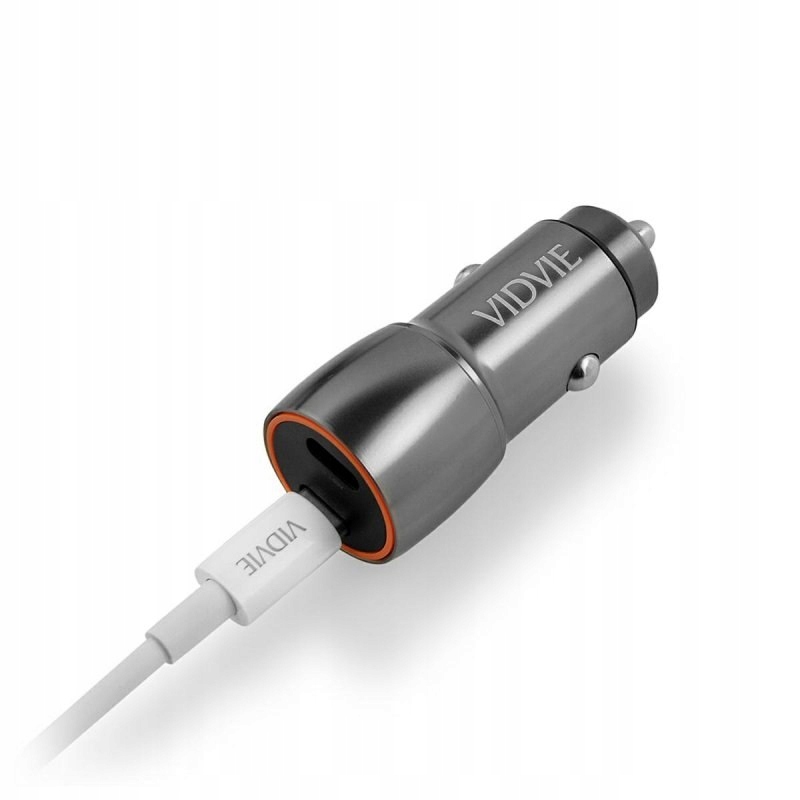 VIDVIE MOCNA SZYBKA ŁADOWARKA SAMOCHODOWA DO TELEFONU 2x USB 4.8A Waga produktu z opakowaniem jednostkowym 0.15 kg