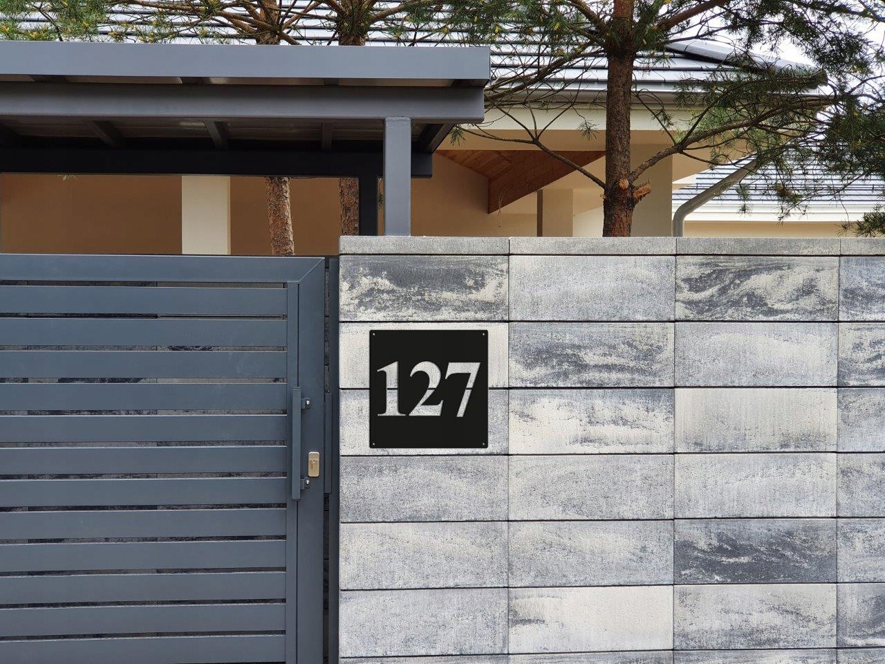 NUMER DOMU, TABLICZKA ADRESOWA NA DOM Grubość 2 mm