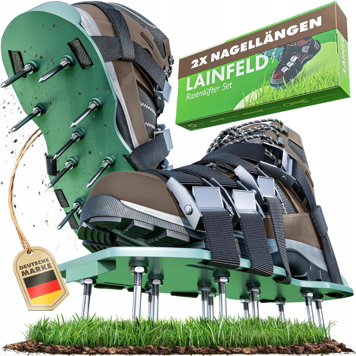 AERATOR NAPOWIETRZACZ TRAWNIKA BUTY Z KOLCAMI BUTY OGRODOWE DO OGRODU OGRÓD