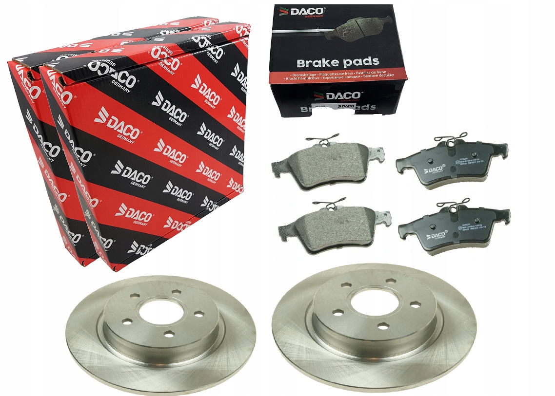 

Tarcze Klocki Tył Volvo V50 C70 S40 V40 280mm
