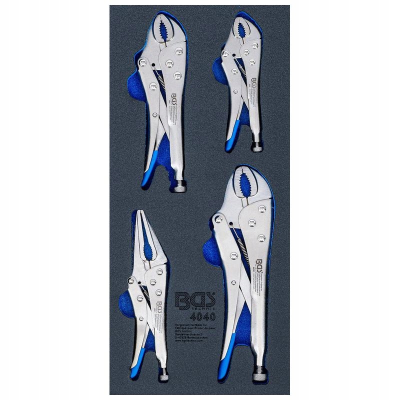 Vložka do zásuvky 1/3: utahovací kleště 4 ks Bgs 4040