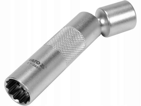 NASADKA DO ŚWIEC 14mm 3/8" Z PRZEGUBEM Kod producenta YT-38516
