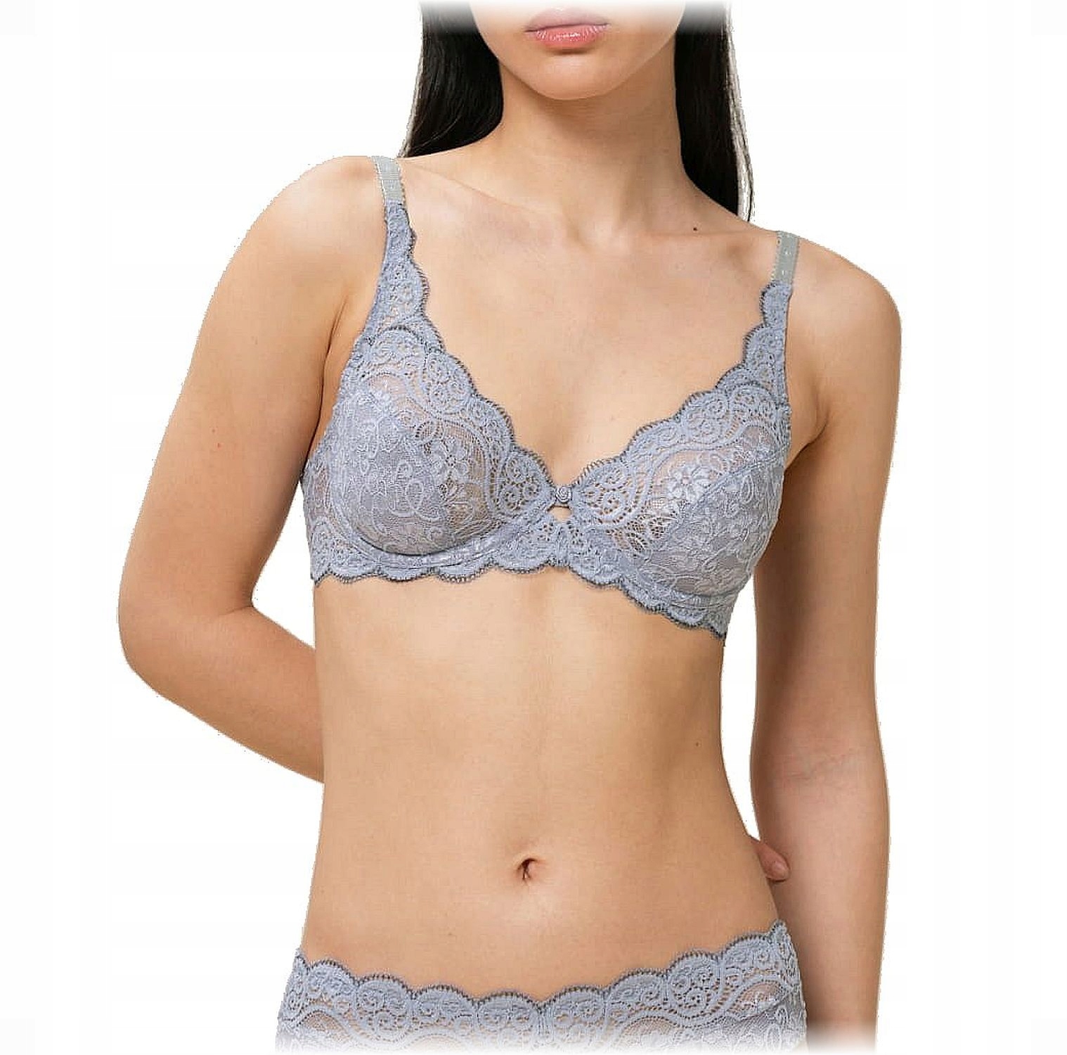 Triumph měkká podprsenka šedá Amourette Wired Bra velikost 85B