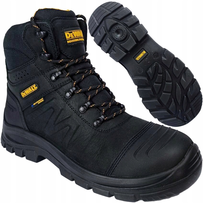 Buty robocze DeWALT Obuwie do pracy Endeavour S3 Wytrzymałe Nubuk Black 42