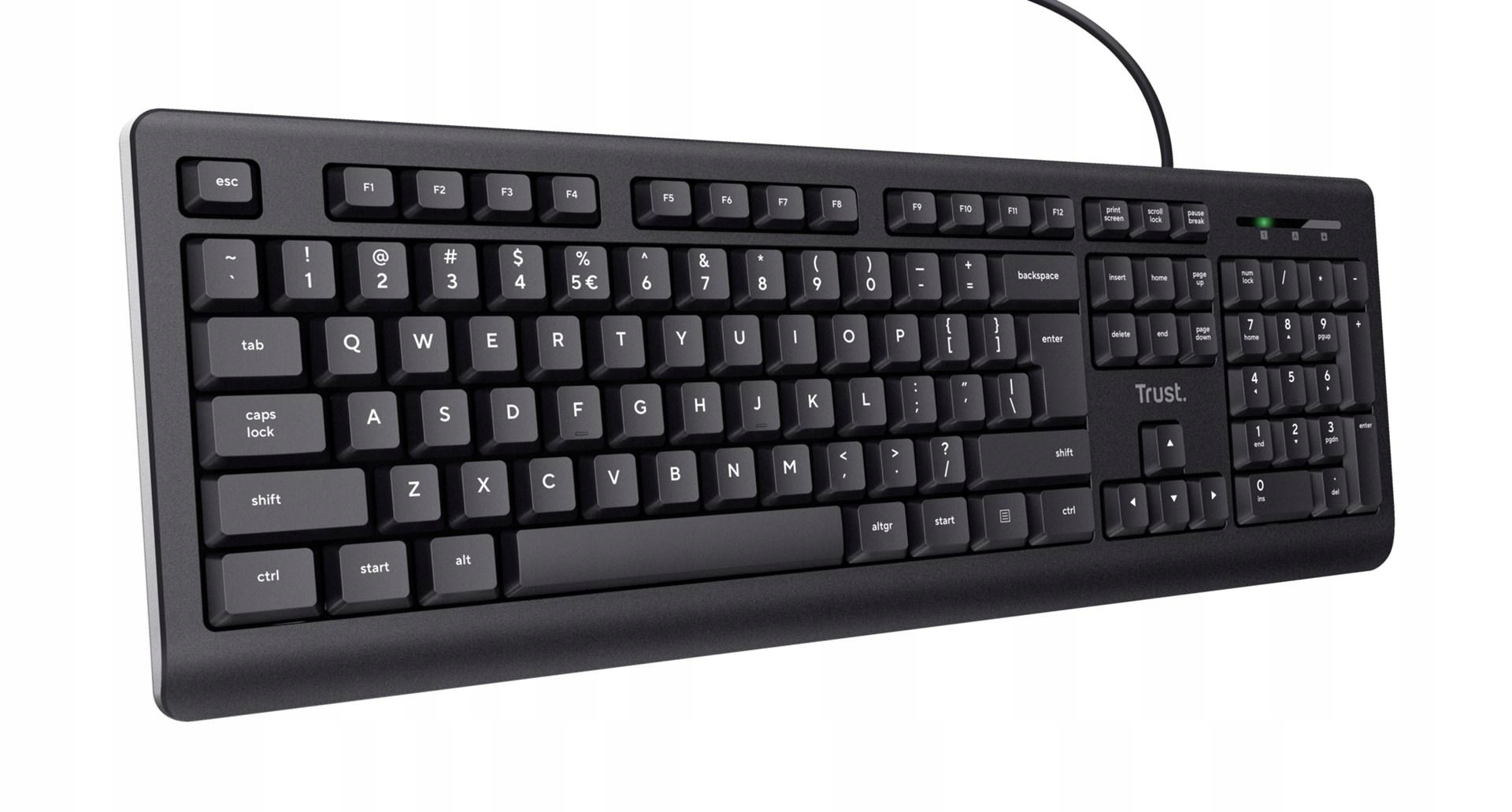 Klawiatura Trust TK-150 Keyboard Us 23980