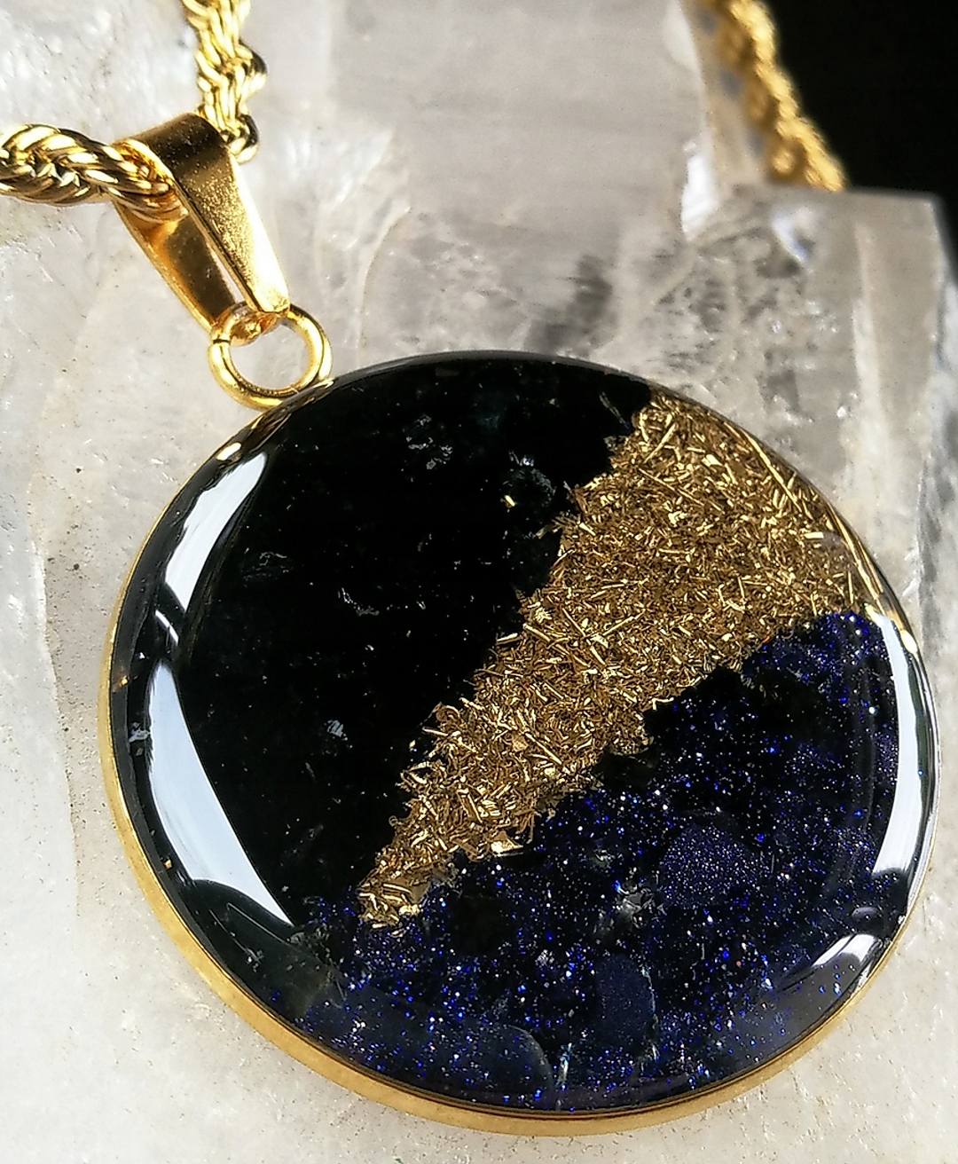Orgonitový Zářič 5G Noc Kairu Turmalín Amulet