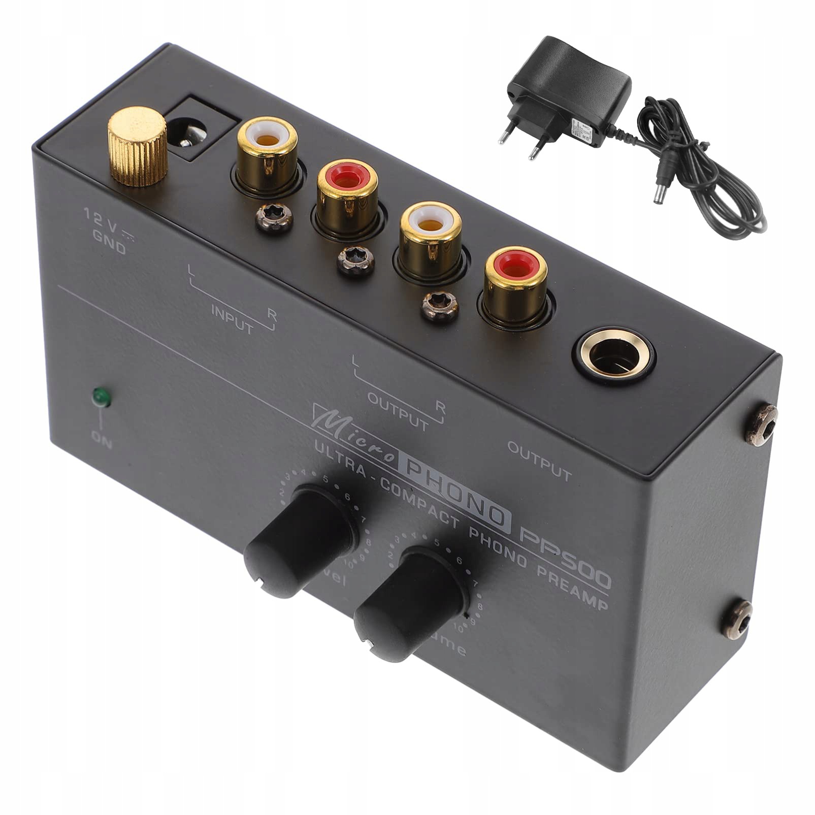 PP500 Przedwzmacniacz Gramofonowy Phono Rca Jack 6.35mm