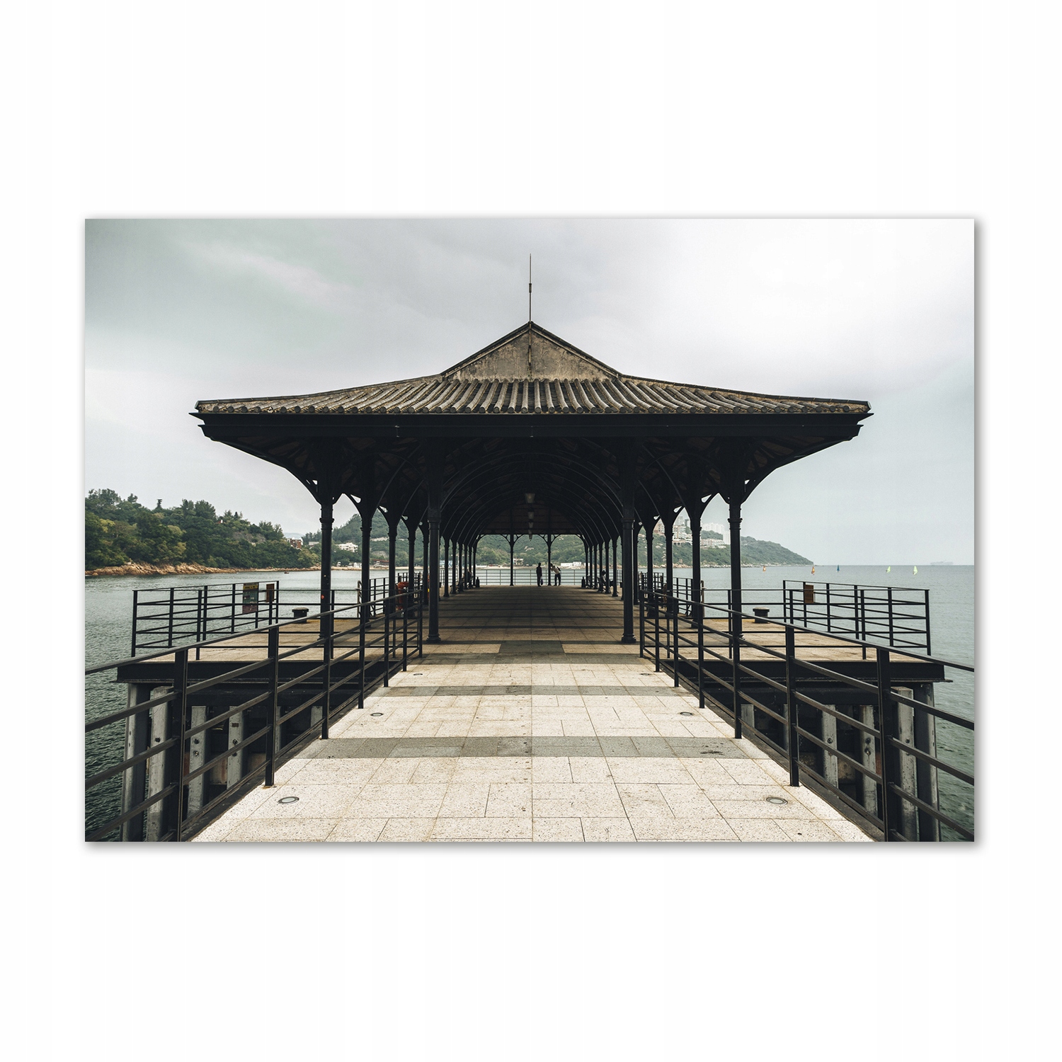 

Foto obraz szklany Molo w Hongkongu 100x70