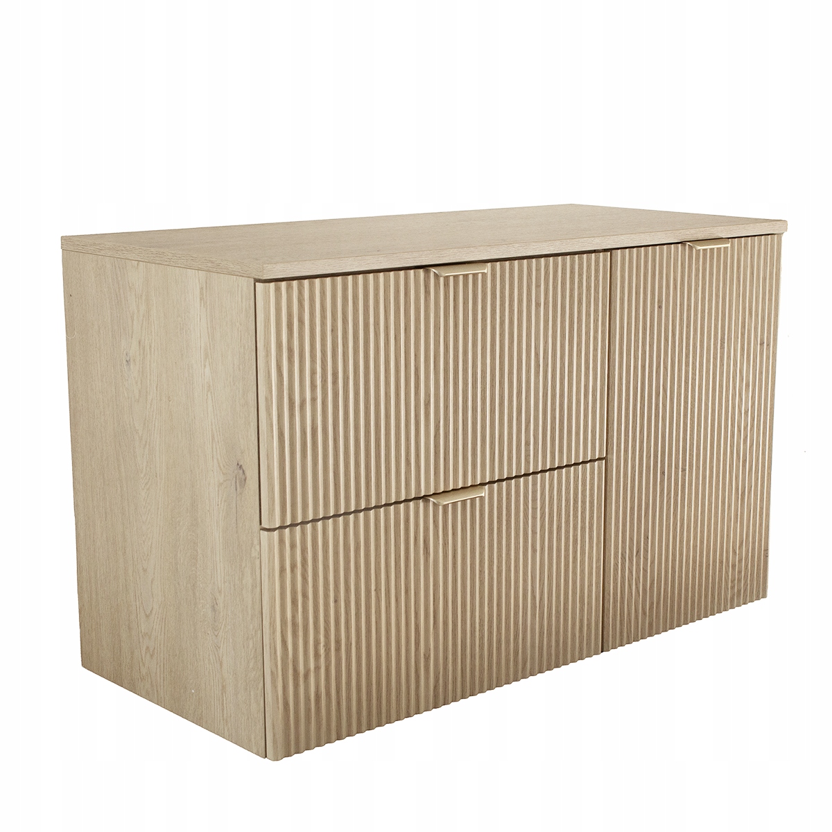 Skříňka pod umyvadlo s košem na prádlo 100 cm Dub Cremona Willy