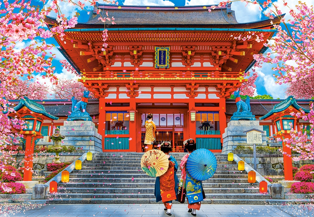 

Puzzle 1500 Widok Japonia Pałac Zamek 9+ Castor