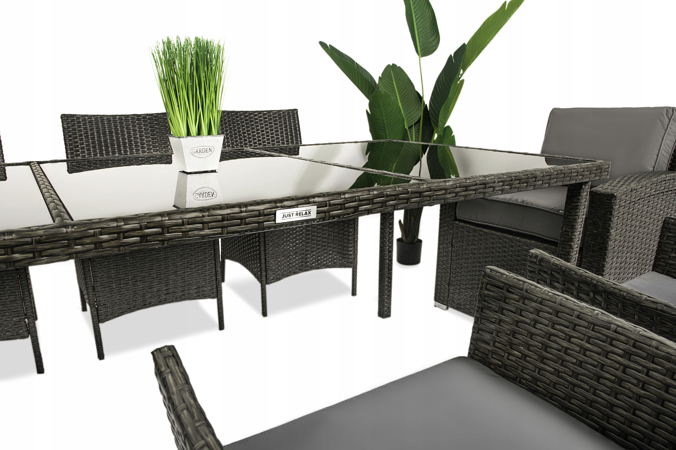 Meble ogrodowe rattanowe metalowa konstrukcja Producent Just Relax