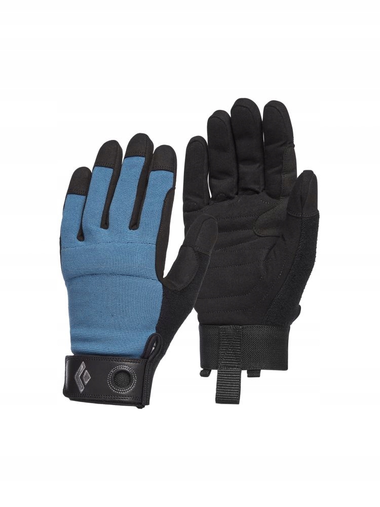 Rękawice Black Diamond Crag Gloves czarno-niebieskie BD8018634002 r Xs