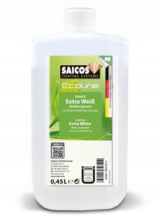 Saicos MultiTop Extra Bílý lak na lak 9915 0,45L