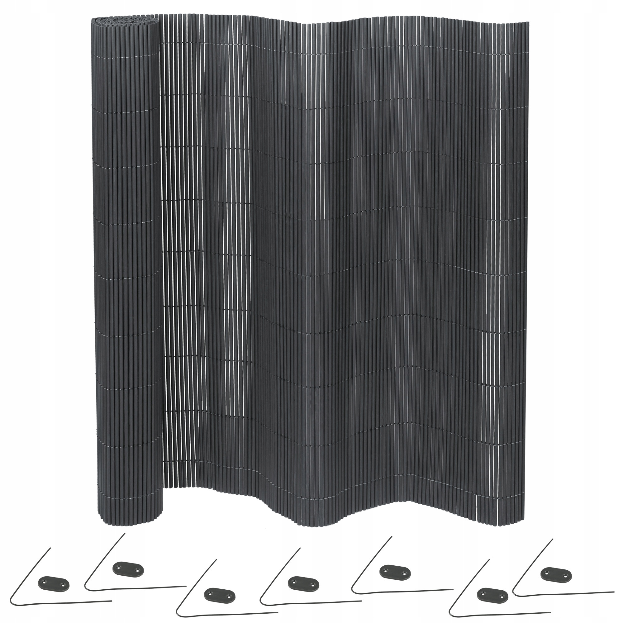 

Osłona Na Balkon Mata Pvc Bambus 90x300 Mocna