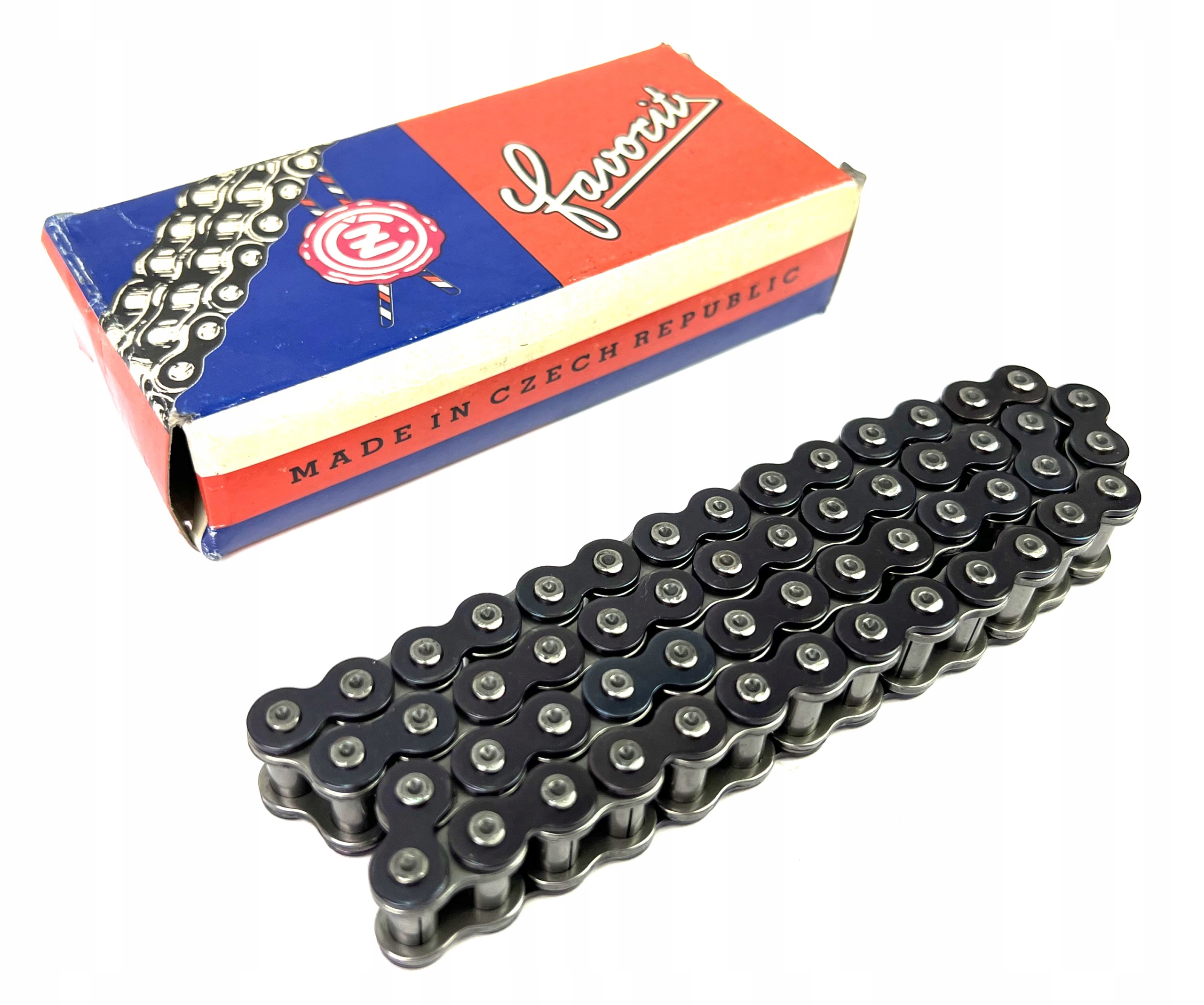 Łańcuszek sprzęgłowy sprzęgła Jawa Cz 175 487 477 Favorit Czechy 54 ogniwa