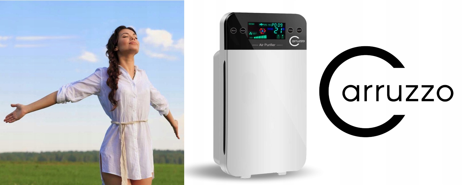 Duży AUTOMATYCZNY OCZYSZCZACZ POWIETRZA jony 7w1 Tryby pracy wielostopniowe oczyszczanie jonizacja