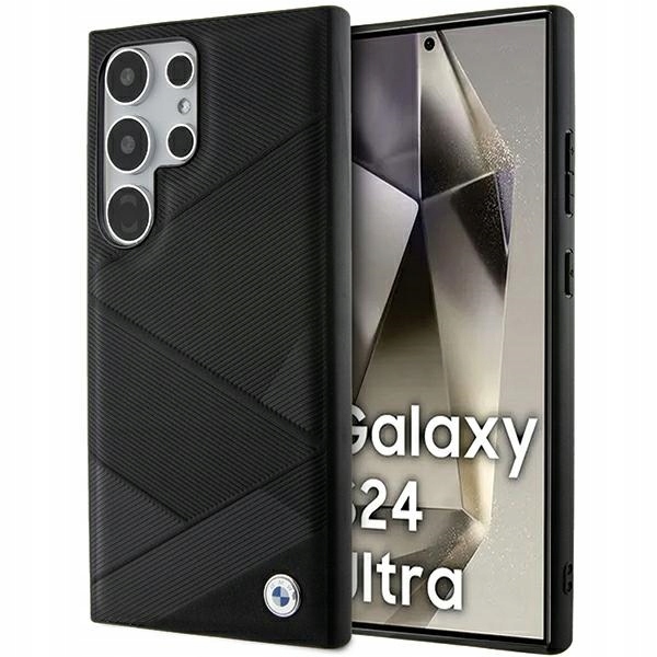 Pouzdro pro Samsung Galaxy S24 Ultra Bmw Kožené Černé