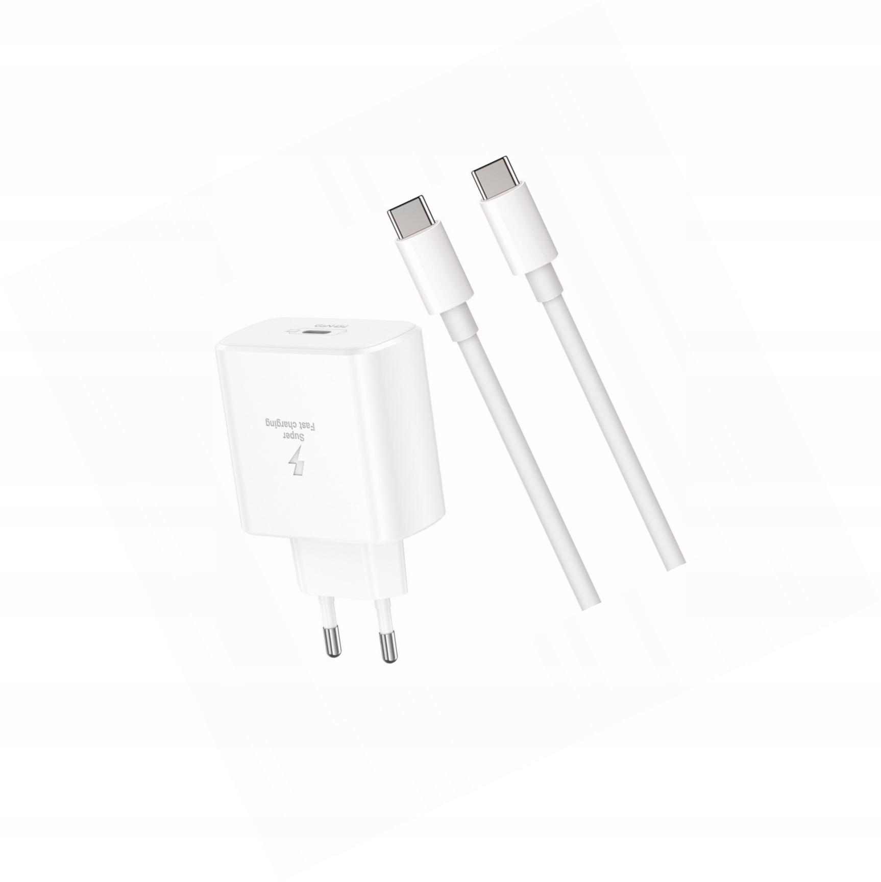 Szybka ładowarka 45W GaN z kablem Usb-c do Xiaomi Redmi 8
