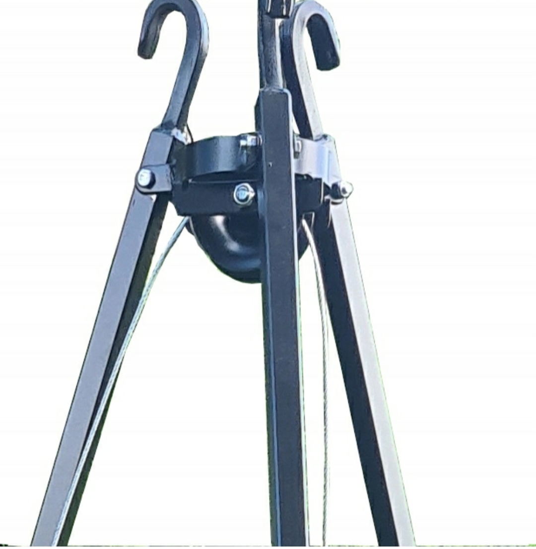 

Trójnóg Stojak Grill 185CM Na Ruszt Kołowrotek
