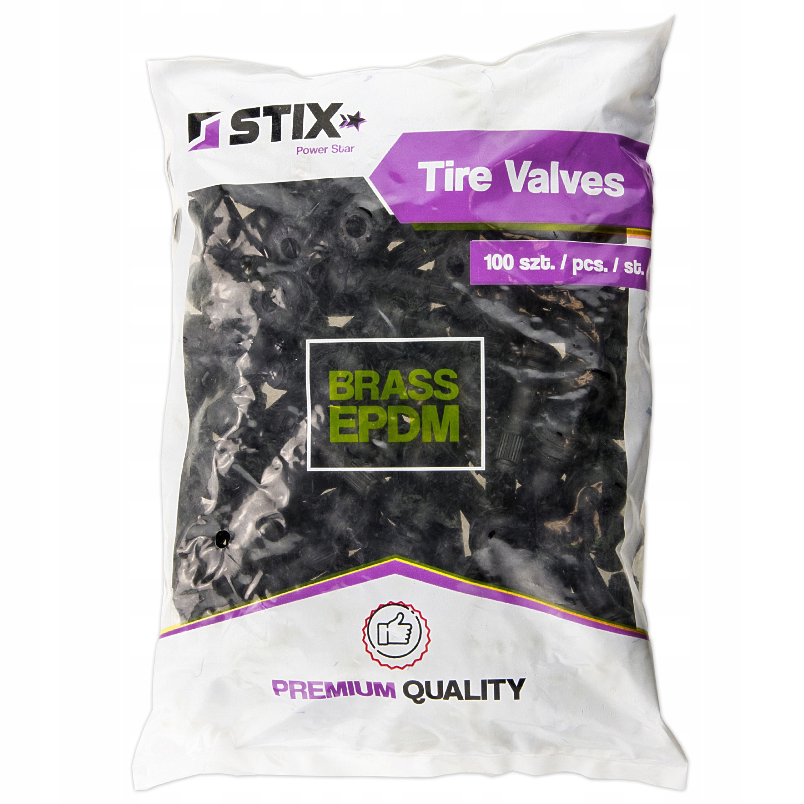 ZAWORY WENTYLE DO FELG STALOWYCH ALUMINIOWYCH TR 413 BRASS EPDM 100SZT STIX Producent Stix