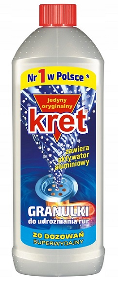 

Kret udrażniacz do rur 800g