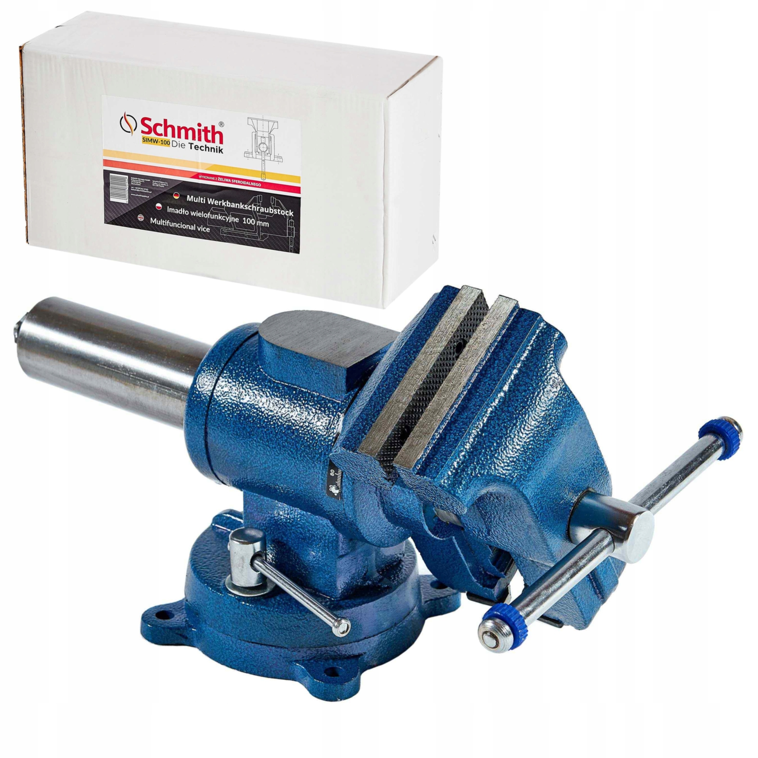 125MM SIMW-125 SCHMITH ПОВОРОТНЫЕ СЛЕСАРНЫЕ ТИСКИ