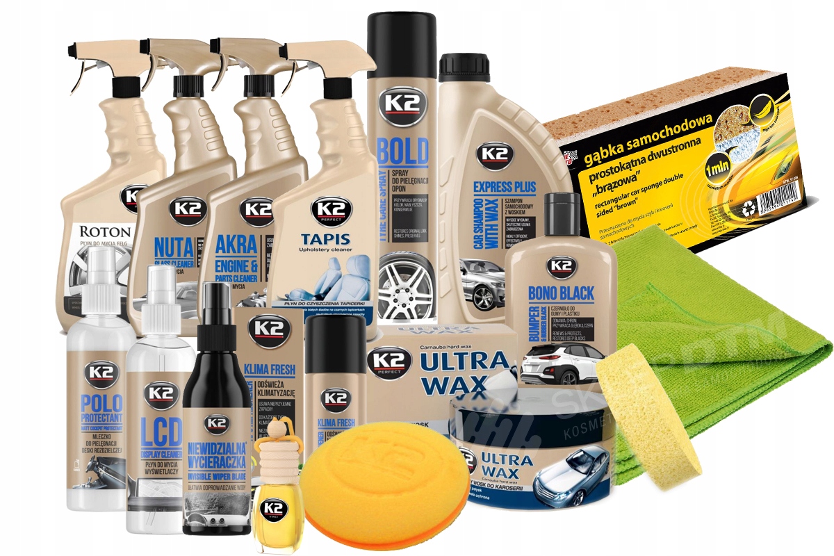 K2 Sada Kosmetických Přípravků Pro Péči O Auto