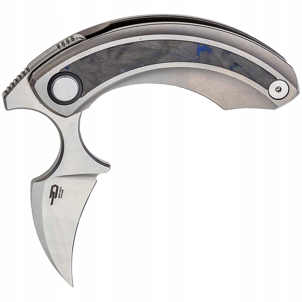 Nůž Bestech Knives Strelit Satin/Grey Titanium Black Blue Marble