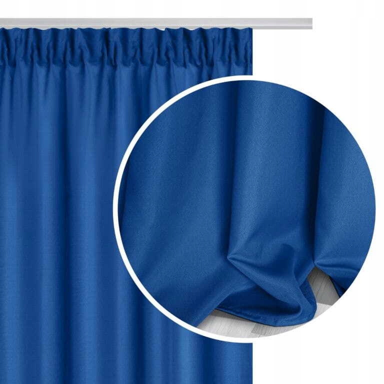 ZASŁONY 140x175 CLASSIC BLUE VIVA TAŚMA