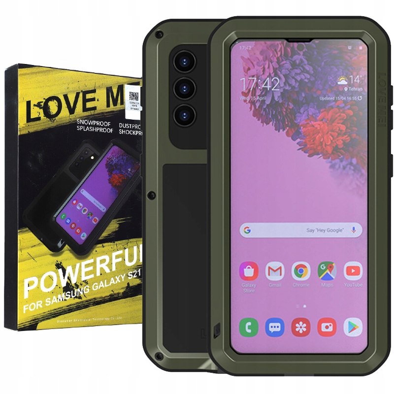 

Etui + szkło do Galaxy S21, case, Love Mei P