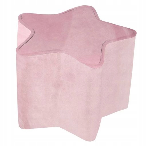 Пуф Роба розовый пуф звезда