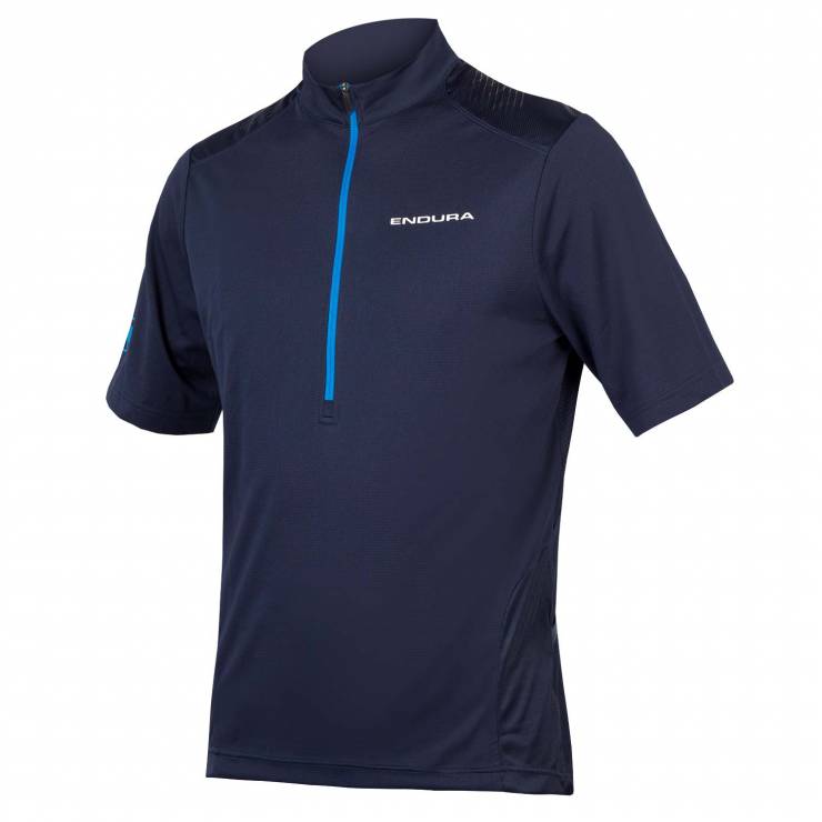 Endura pánská cyklistická košile Hummvee S/s jersey tmavě modrá S