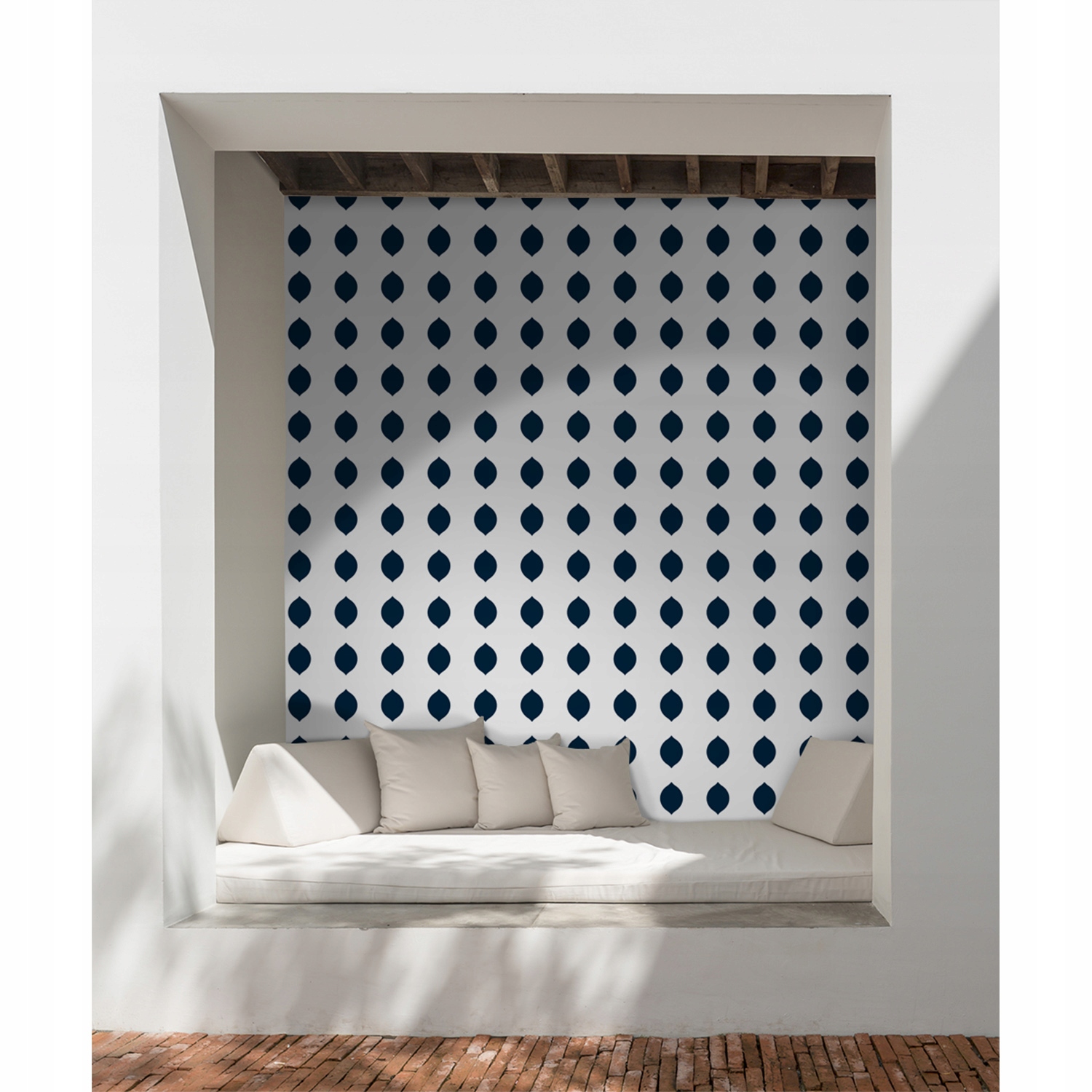 

Tapeta ścienna Geometryczny prosty wzór 416x254 cm