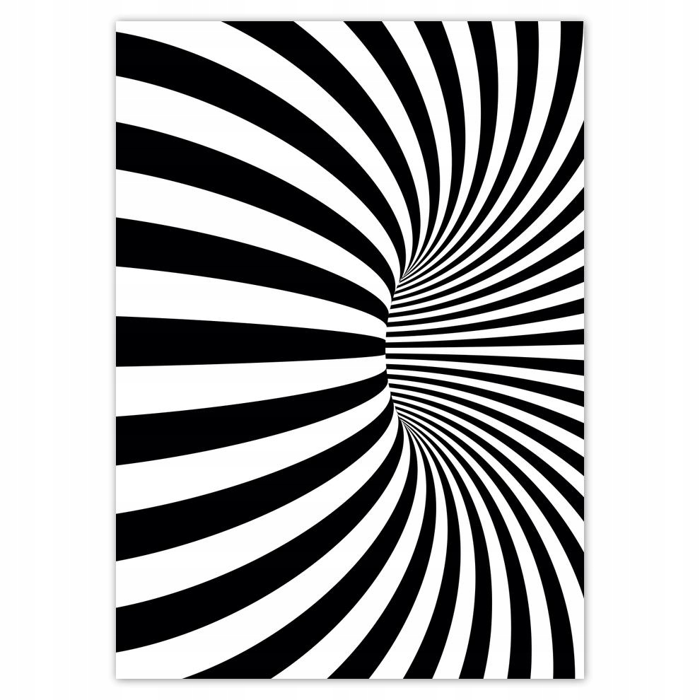 

Plakat 50x70 Abstrackja czarnobiała