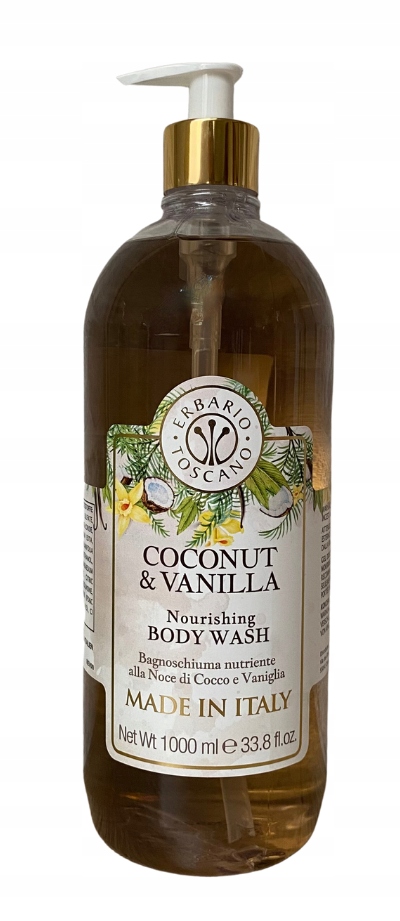 Erbario Toscano Coconut & Vanilla Body Wash Żel Kokos i Wanilia 1000ml