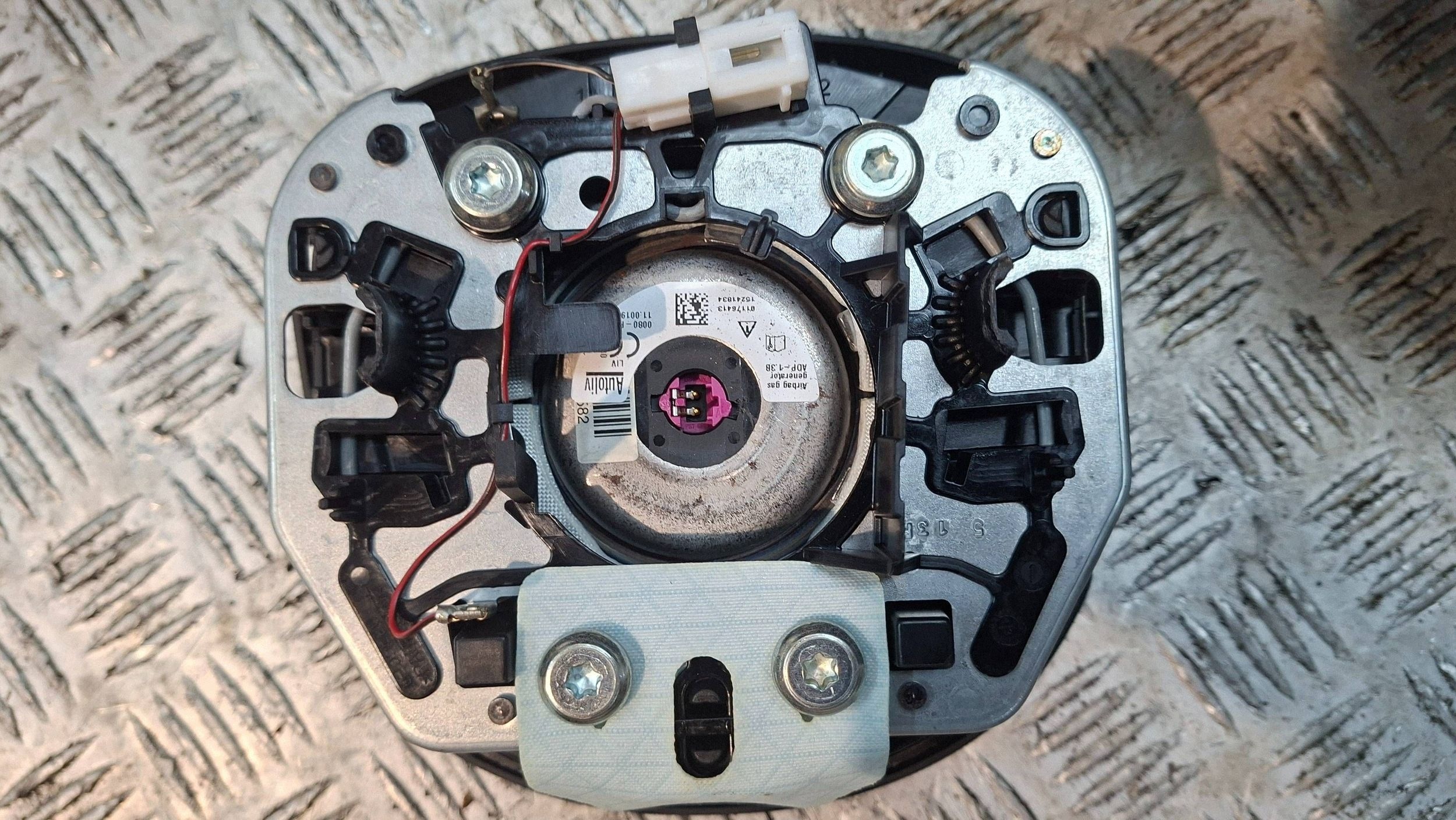 dashboard instrument panel airbags FIAT 500L 2012